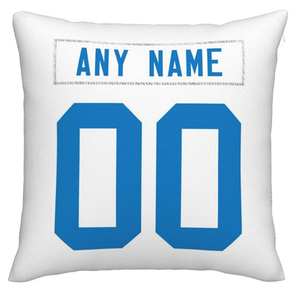 Custom IN.Colts Pillow Decorative Throw Pillow Case - Print Personalized Football Team Fans Name & Number Birthday Gift Football Pillows - Main View