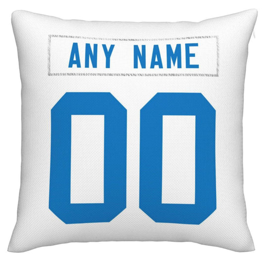Custom IN.Colts Pillow Decorative Throw Pillow Case - Print Personalized Football Team Fans Name & Number Birthday Gift Football Pillows - Main View