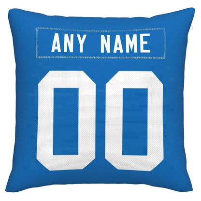 Custom IN.Colts Pillow Decorative Throw Pillow Case - Print Personalized Football Team Fans Name & Number Birthday Gift Football Pillows view 2