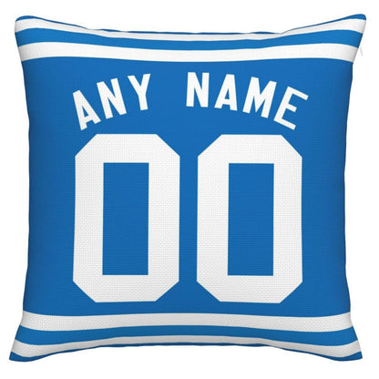 Custom IN.Colts Pillow Decorative Throw Pillow Case - Print Personalized Football Team Fans Name & Number Birthday Gift Football Pillows view 2