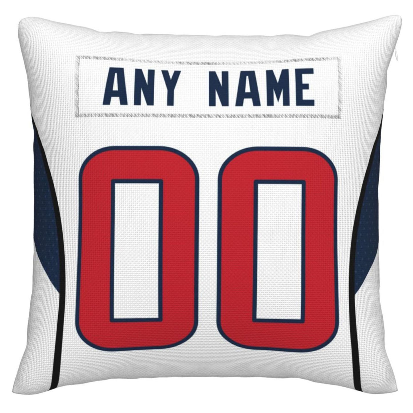 Custom H.Texans Pillow Decorative Throw Pillow Case - Print Personalized Football Team Fans Name & Number Birthday Gift Football Pillows view 2