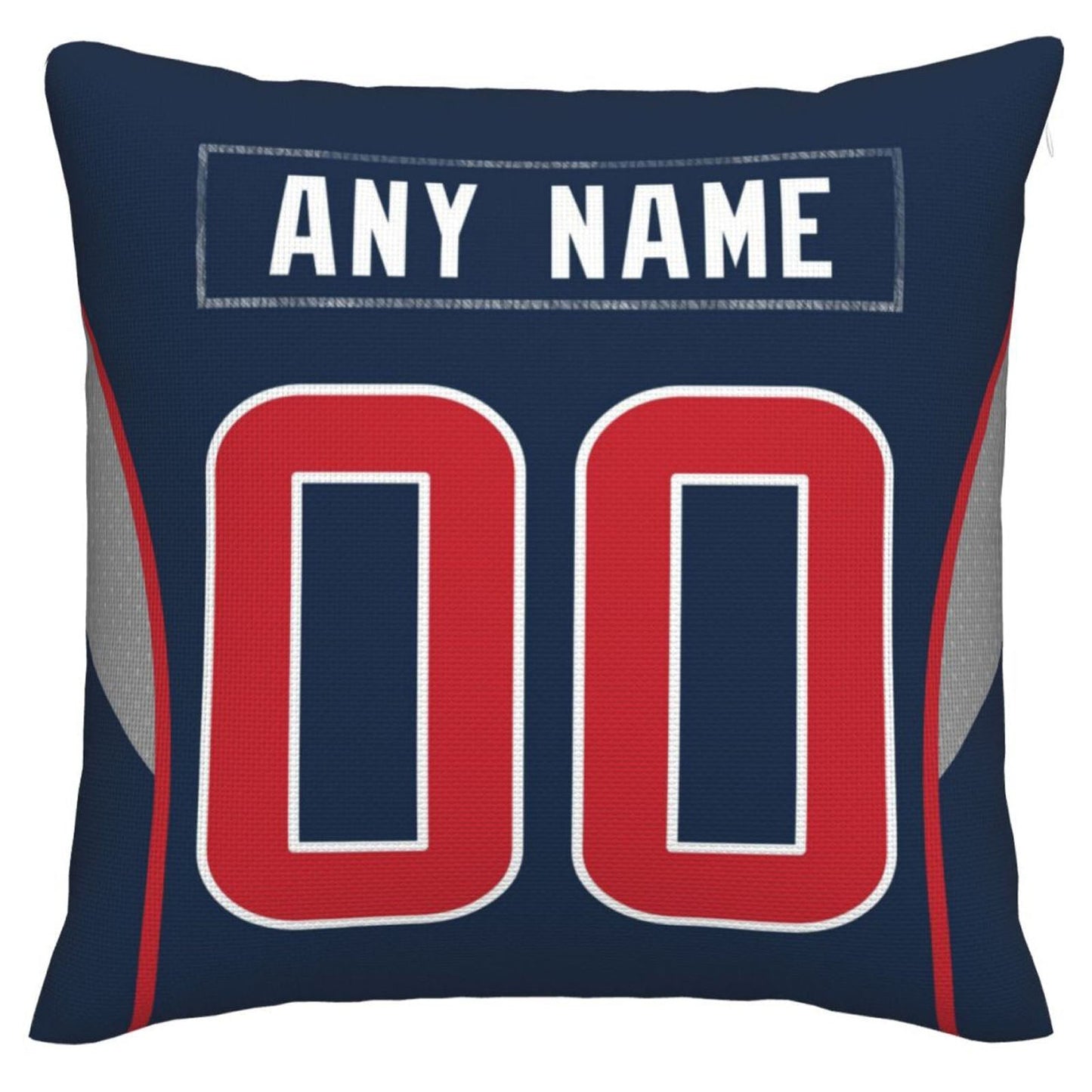 Custom H.Texans Pillow Decorative Throw Pillow Case - Print Personalized Football Team Fans Name & Number Birthday Gift Football Pillows view 3
