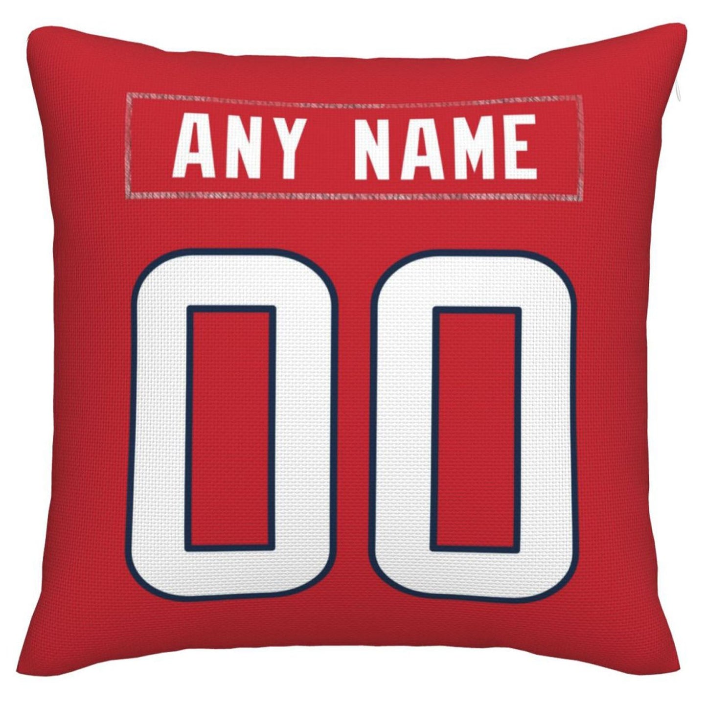 Custom H.Texans Pillow Decorative Throw Pillow Case - Print Personalized Football Team Fans Name & Number Birthday Gift Football Pillows view 2