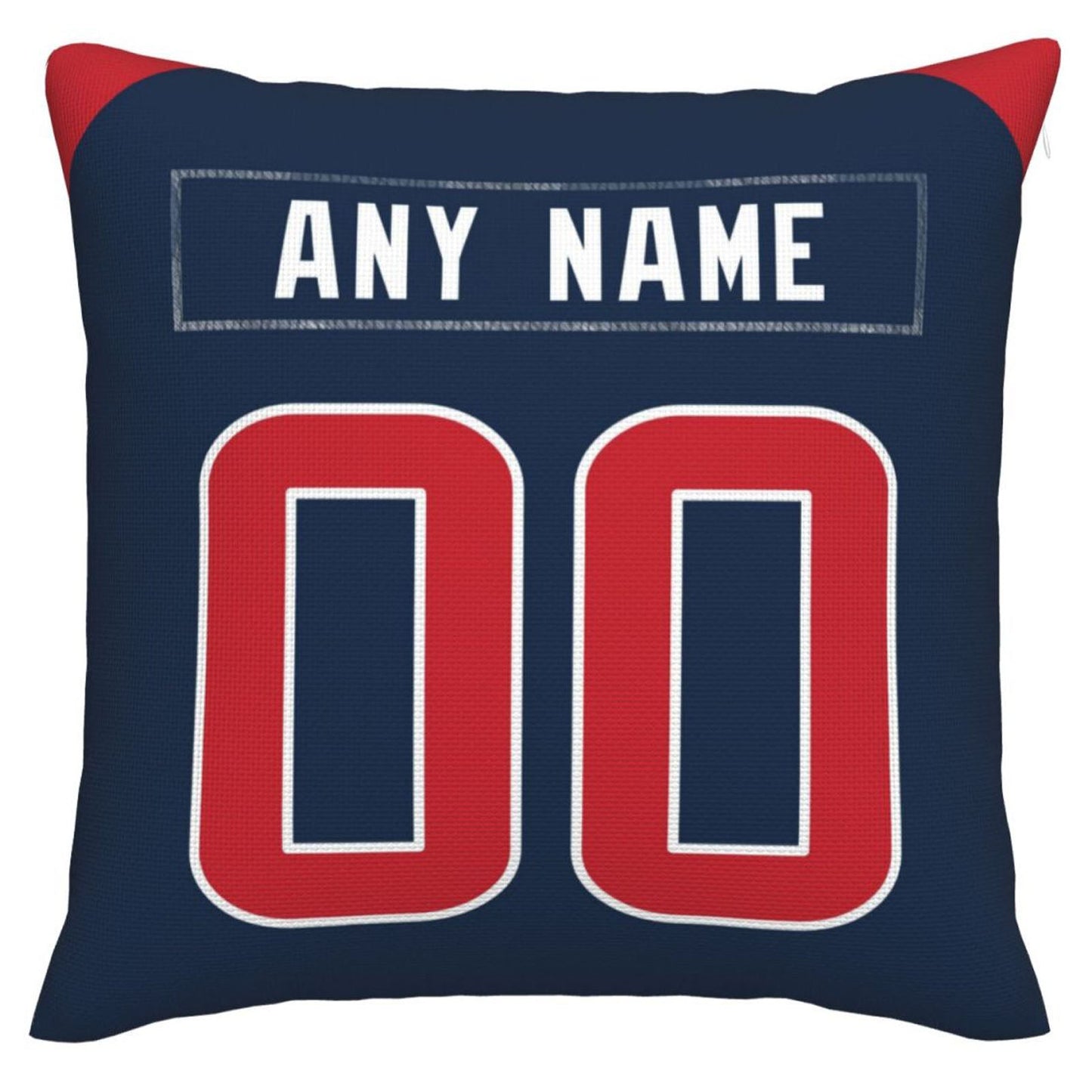 Custom H.Texans Pillow Decorative Throw Pillow Case - Print Personalized Football Team Fans Name & Number Birthday Gift Football Pillows view 3
