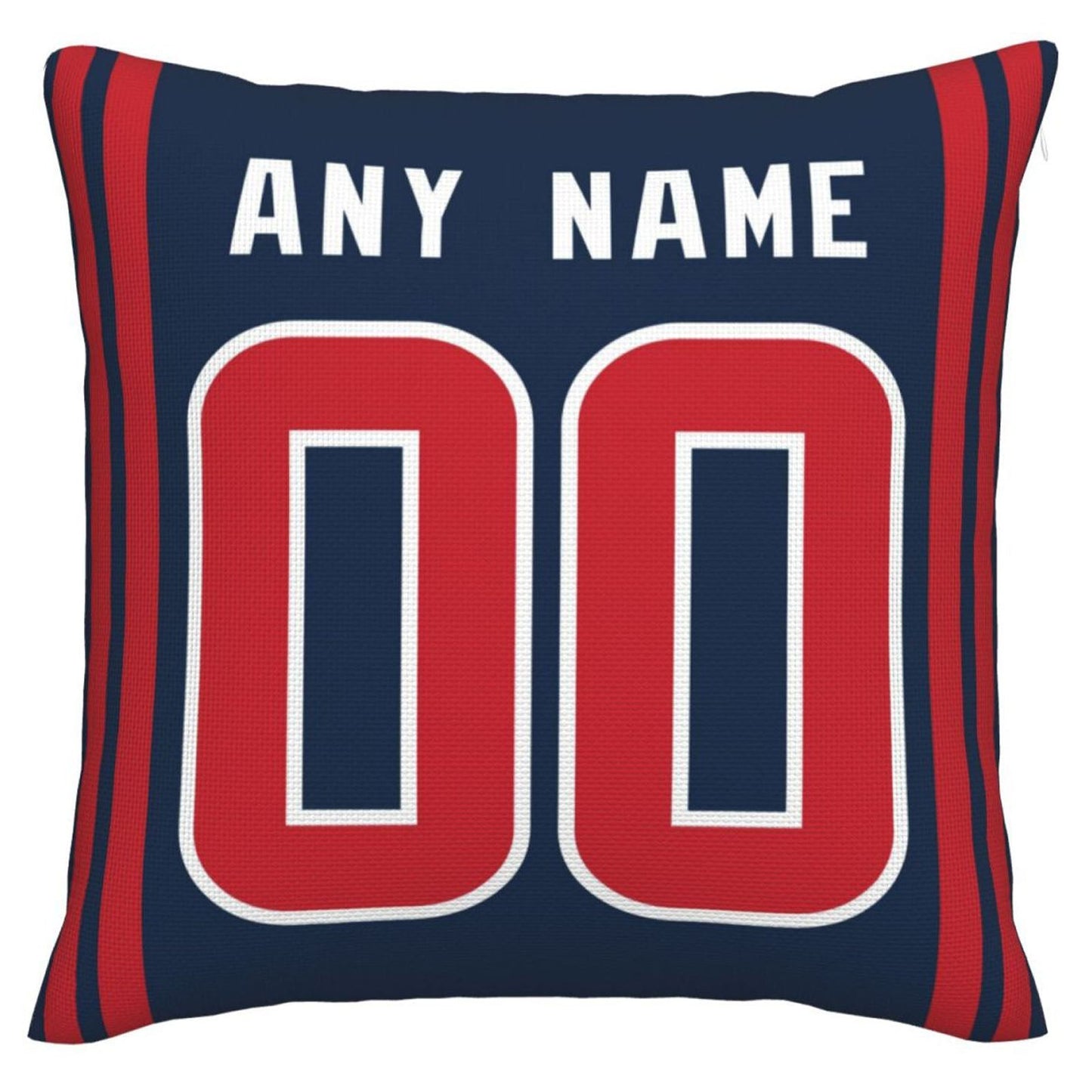 Custom H.Texans Pillow Decorative Throw Pillow Case - Print Personalized Football Team Fans Name & Number Birthday Gift Football Pillows view 3