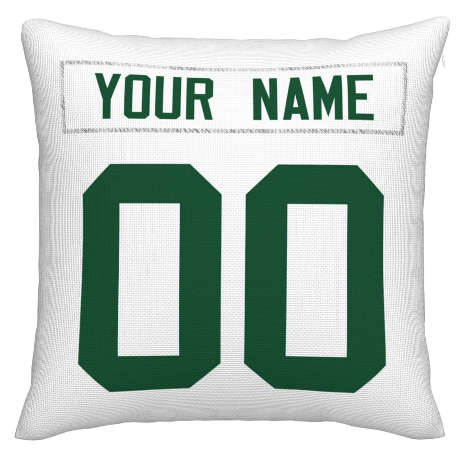 Custom GB.Packers Pillow Decorative Throw Pillow Case - Print Personalized Football Team Fans Name & Number Birthday Gift Football Pillows - Main View