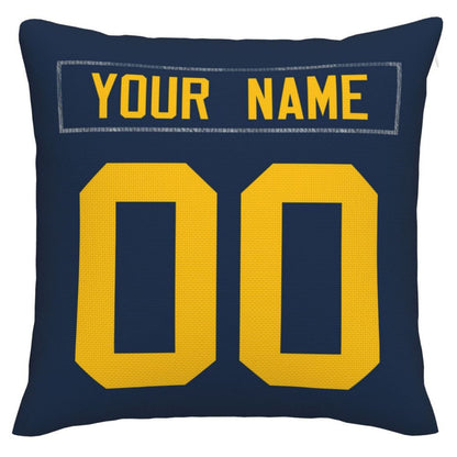 Custom GB.Packers Pillow Decorative Throw Pillow Case - Print Personalized Football Team Fans Name & Number Birthday Gift Football Pillows view 2