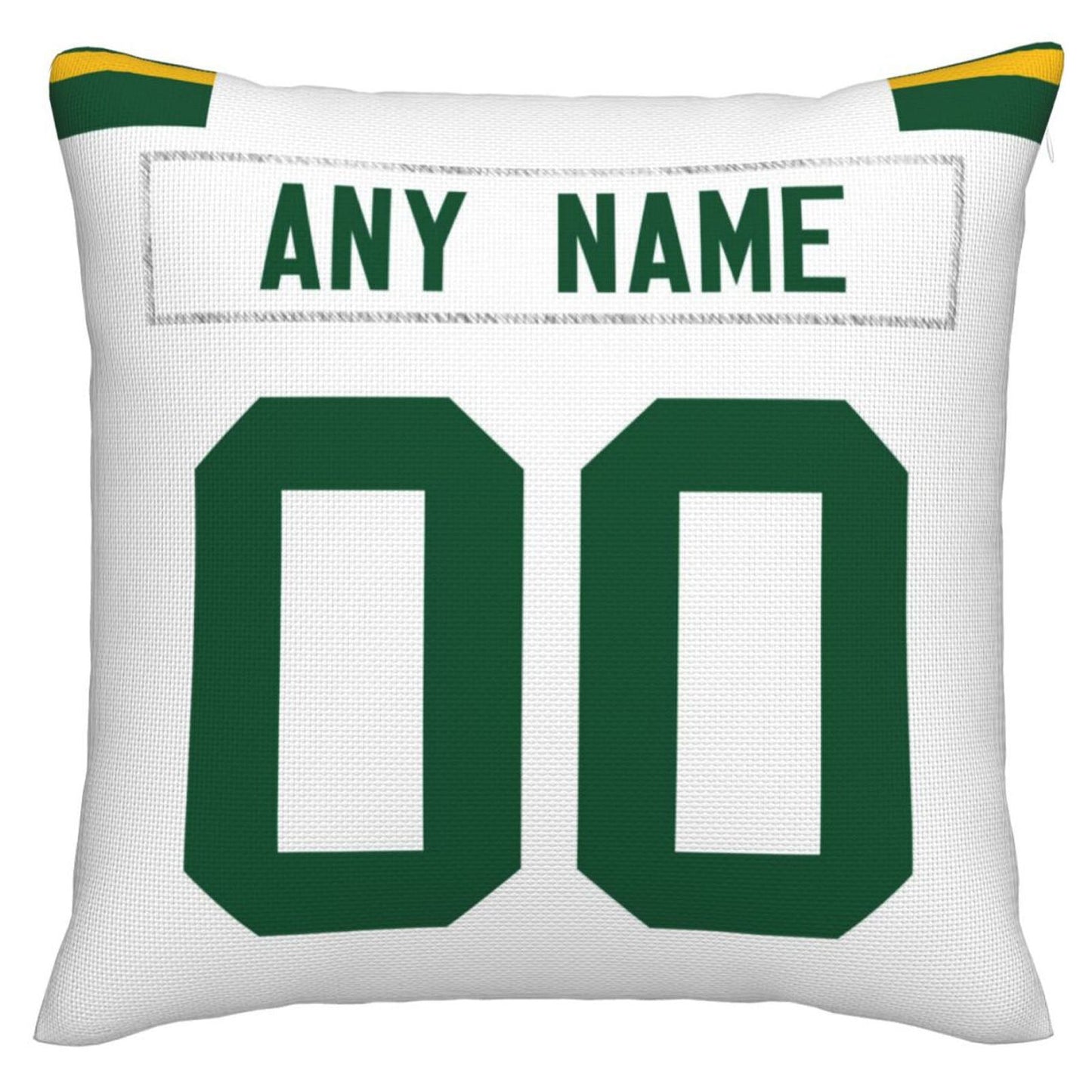 Custom GB.Packers Pillow Decorative Throw Pillow Case - Print Personalized Football Team Fans Name & Number Birthday Gift Football Pillows - Main View