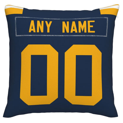 Custom GB.Packers Pillow Decorative Throw Pillow Case - Print Personalized Football Team Fans Name & Number Birthday Gift Football Pillows view 2