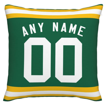 Custom GB.Packers Pillow Decorative Throw Pillow Case - Print Personalized Football Team Fans Name & Number Birthday Gift Football Pillows view 3