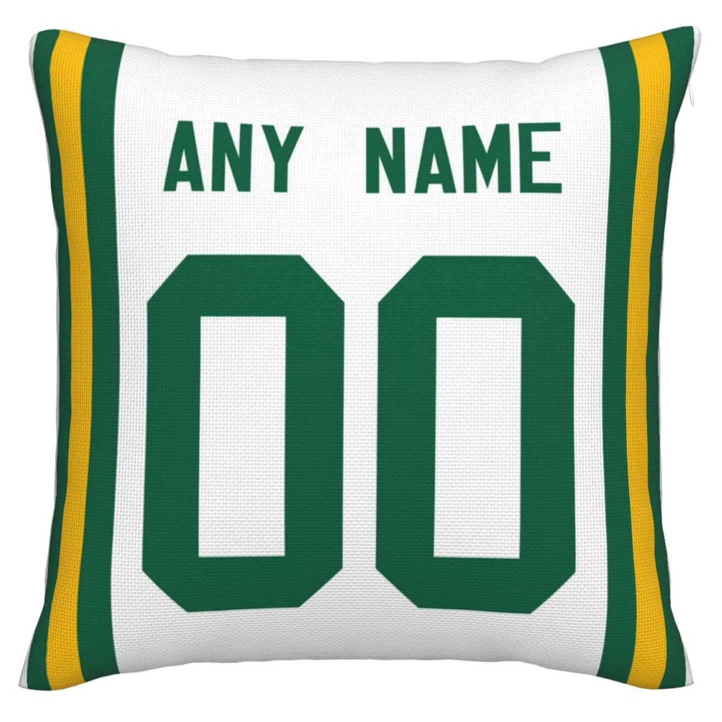 Custom GB.Packers Pillow Decorative Throw Pillow Case - Print Personalized Football Team Fans Name & Number Birthday Gift Football Pillows - Main View