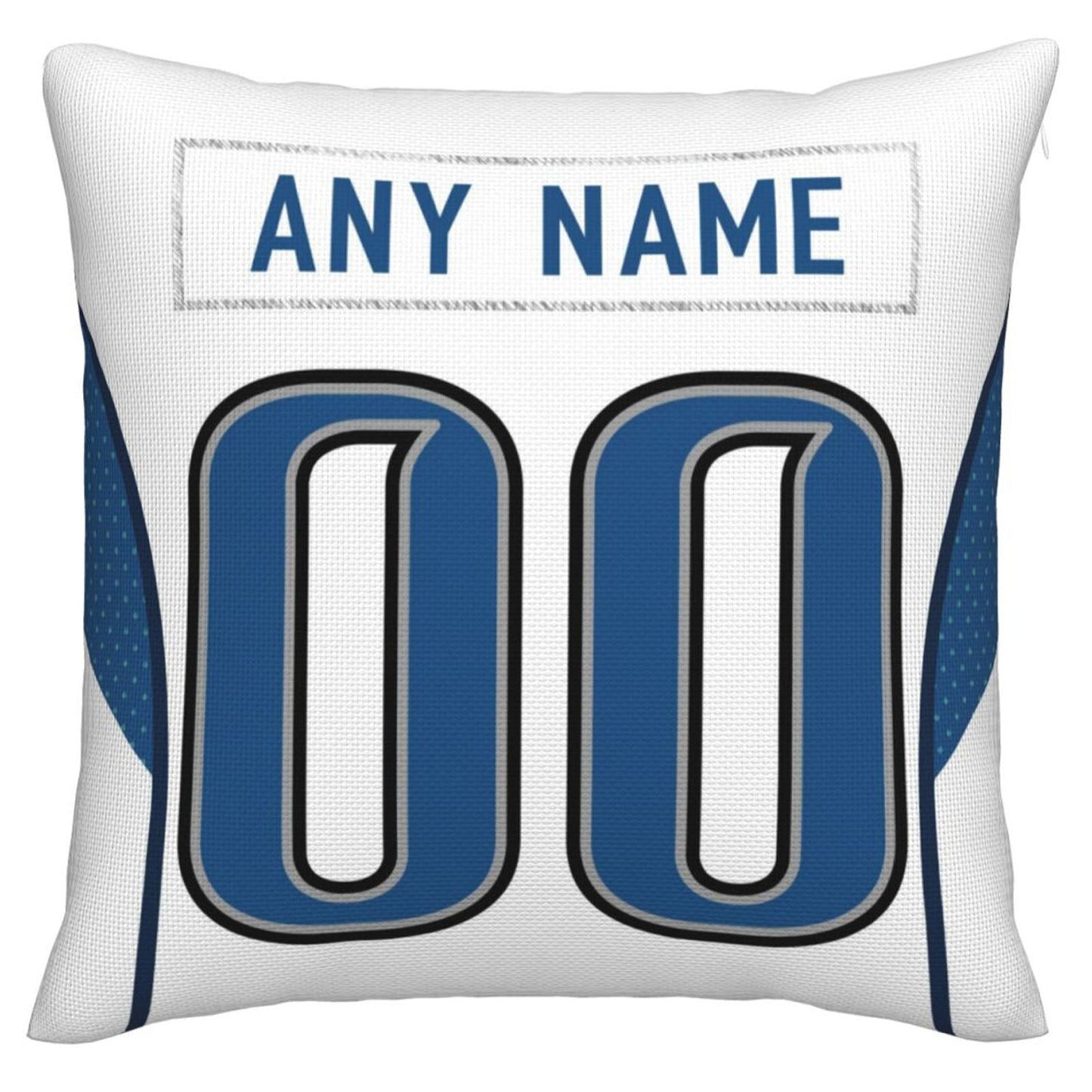 Custom D.Lions Pillow Decorative Throw Pillow Case - Print Personalized Football Team Fans Name & Number Birthday Gift Football Pillows - Main View