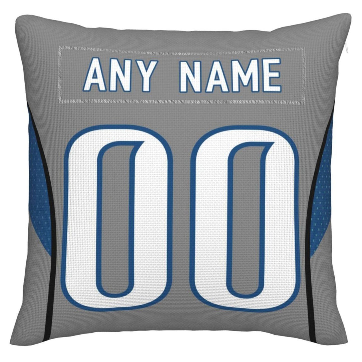 Custom D.Lions Pillow Decorative Throw Pillow Case - Print Personalized Football Team Fans Name & Number Birthday Gift Football Pillows view 2