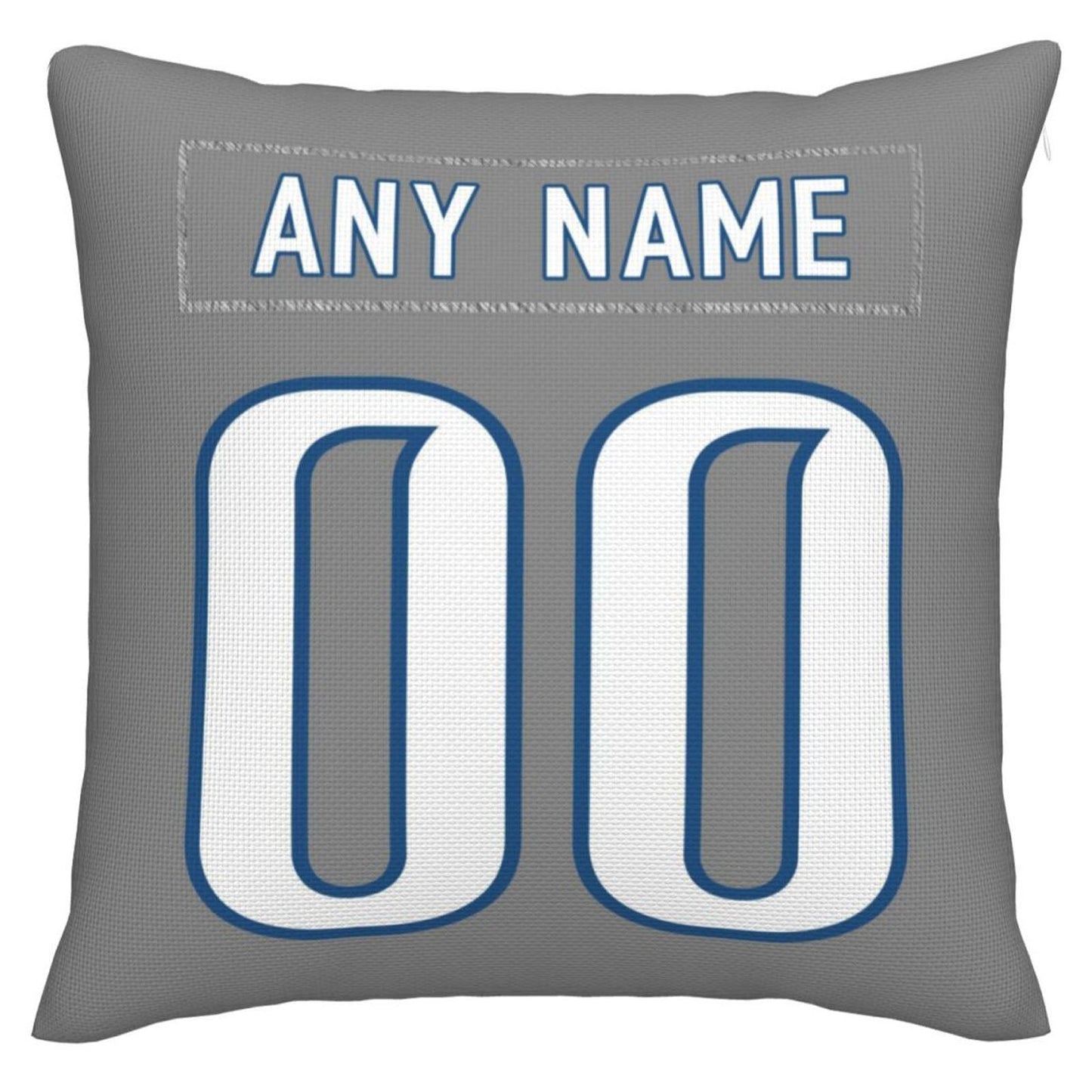 Custom D.Lions Pillow Decorative Throw Pillow Case - Print Personalized Football Team Fans Name & Number Birthday Gift Football Pillows view 2