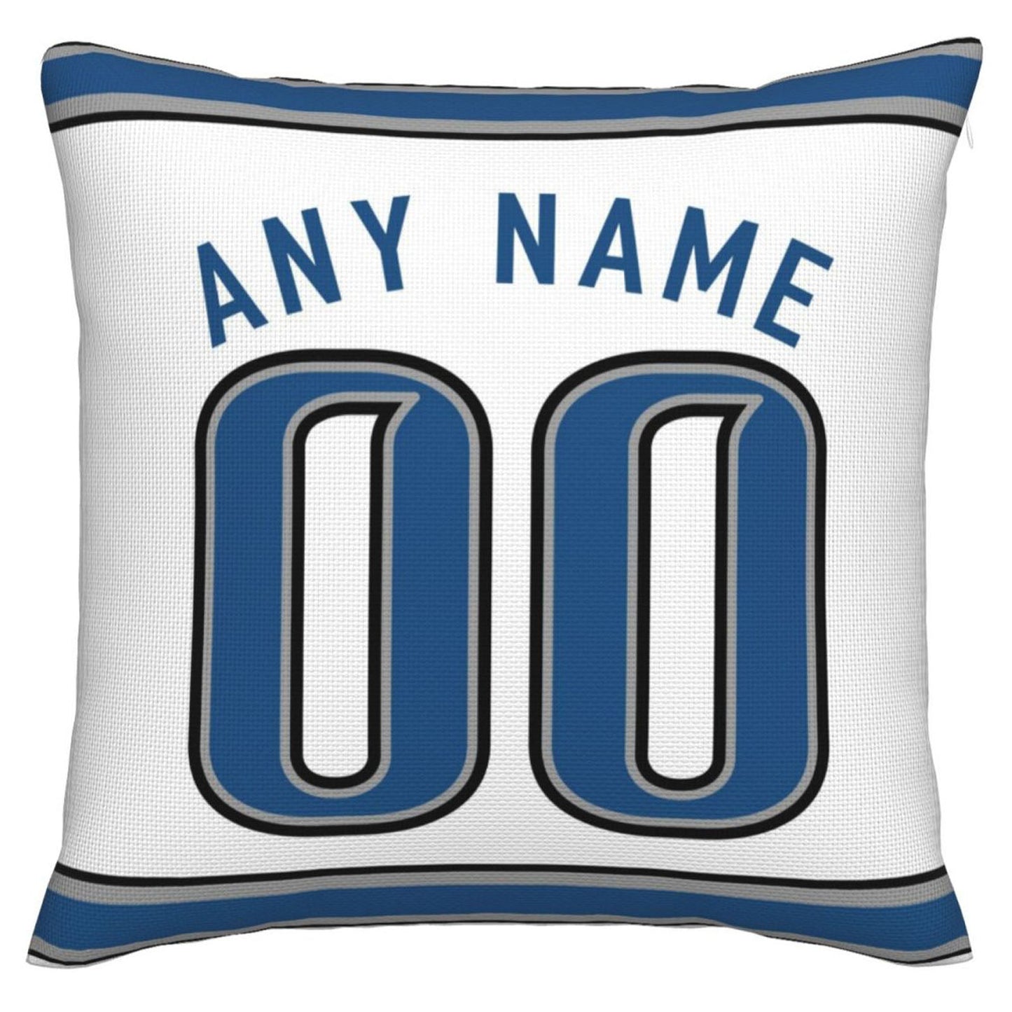 Custom D.Lions Pillow Decorative Throw Pillow Case - Print Personalized Football Team Fans Name & Number Birthday Gift Football Pillows - Main View