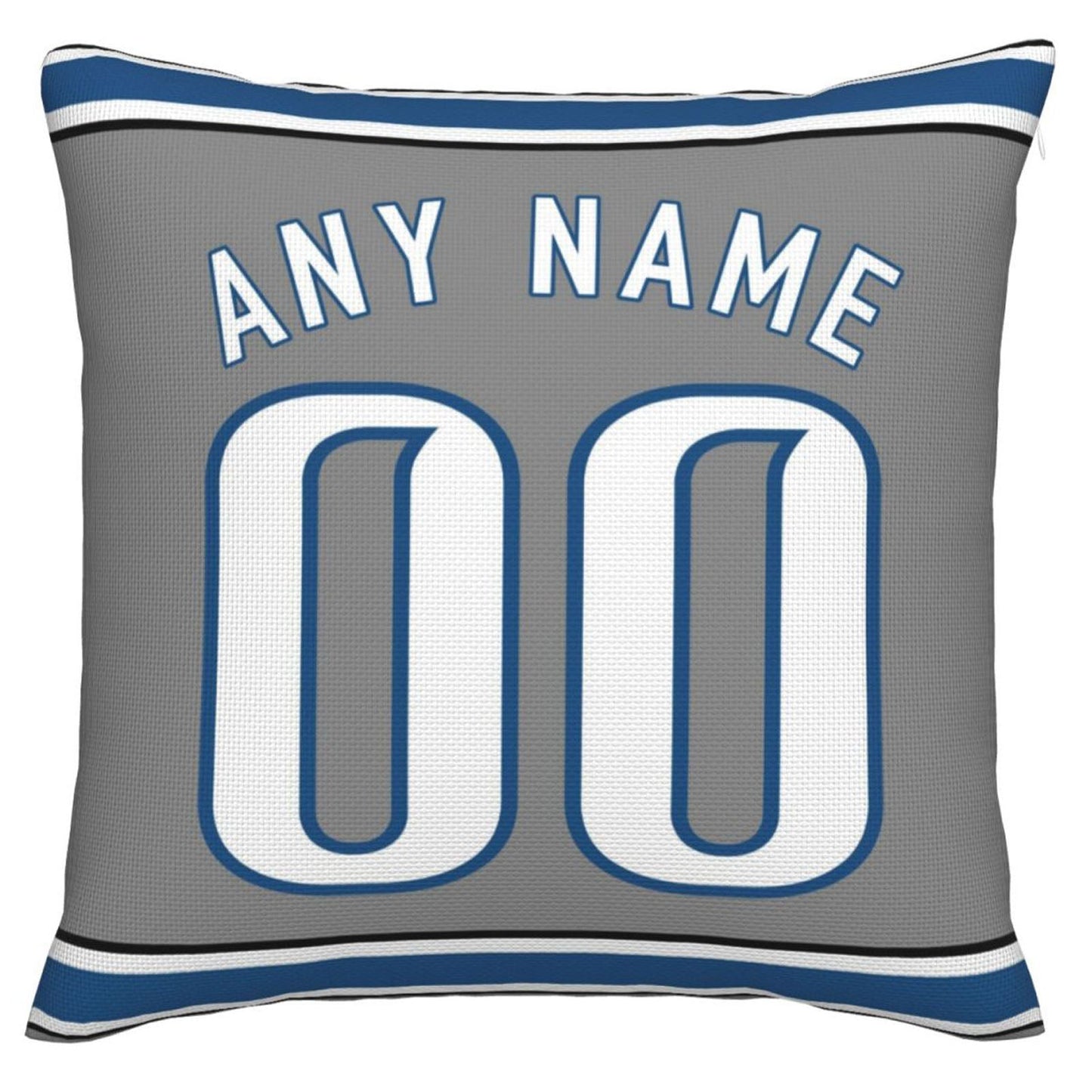 Custom D.Lions Pillow Decorative Throw Pillow Case - Print Personalized Football Team Fans Name & Number Birthday Gift Football Pillows view 2