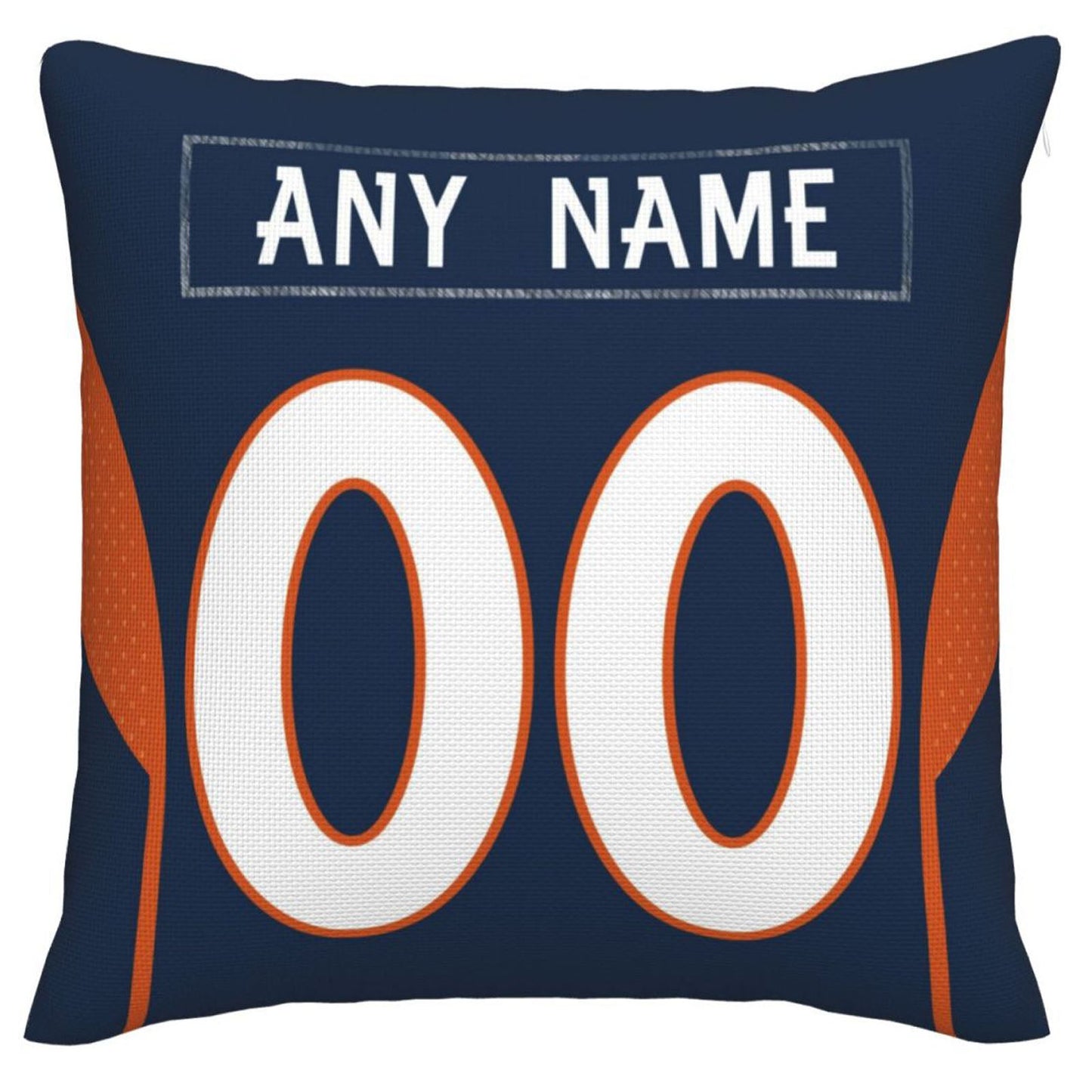 Custom D.Broncos Pillow Decorative Throw Pillow Case - Print Personalized Football Team Fans Name & Number Birthday Gift Football Pillows view 3