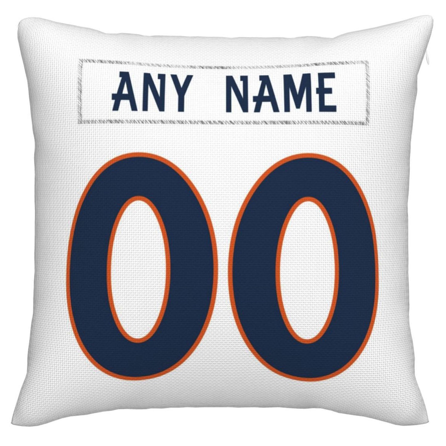 Custom D.Broncos Pillow Decorative Throw Pillow Case - Print Personalized Football Team Fans Name & Number Birthday Gift Football Pillows view 2