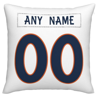 Custom D.Broncos Pillow Decorative Throw Pillow Case - Print Personalized Football Team Fans Name & Number Birthday Gift Football Pillows view 2