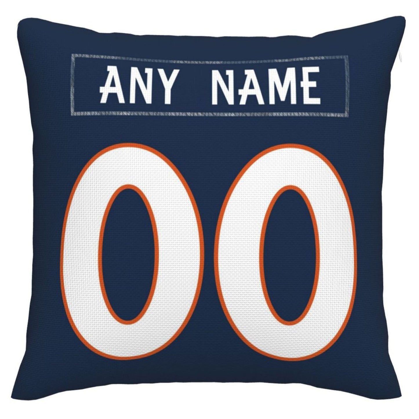 Custom D.Broncos Pillow Decorative Throw Pillow Case - Print Personalized Football Team Fans Name & Number Birthday Gift Football Pillows view 3