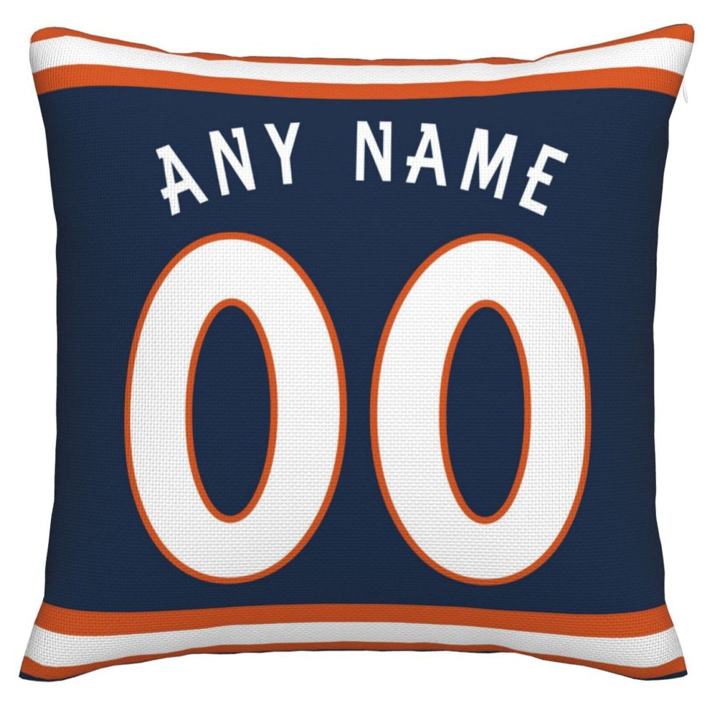 Custom D.Broncos Pillow Decorative Throw Pillow Case - Print Personalized Football Team Fans Name & Number Birthday Gift Football Pillows view 3