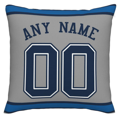 Custom D.Cowboys Pillow Decorative Throw Pillow Case - Print Personalized Football Team Fans Name & Number Birthday Gift Football Pillows view 3