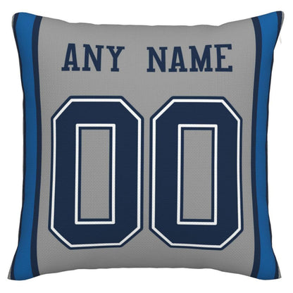 Custom D.Cowboys Pillow Decorative Throw Pillow Case - Print Personalized Football Team Fans Name & Number Birthday Gift Football Pillows view 3