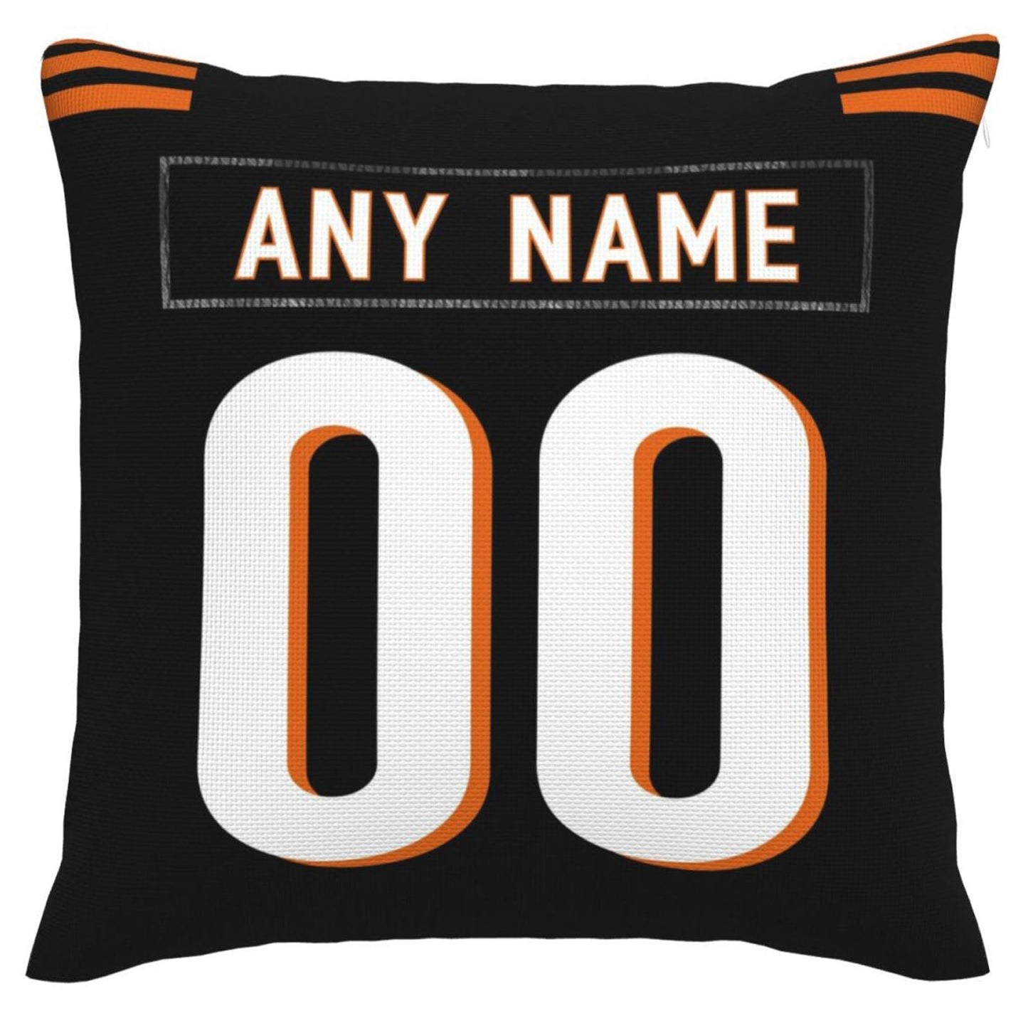 Custom C.Bengals Pillow Decorative Throw Pillow Case - Print Personalized Football Team Fans Name & Number Birthday Gift Football Pillows - Main View