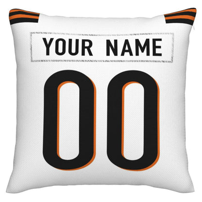 Custom C.Bengals Pillow Decorative Throw Pillow Case - Print Personalized Football Team Fans Name & Number Birthday Gift Football Pillows view 3
