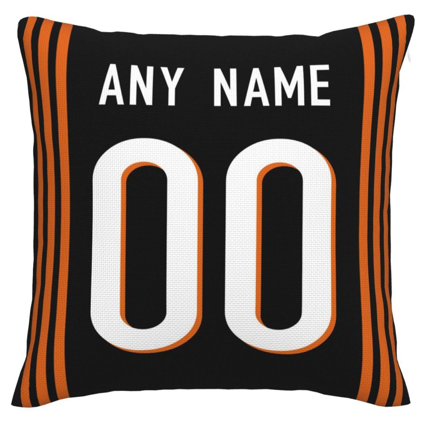 Custom C.Bengals Pillow Decorative Throw Pillow Case - Print Personalized Football Team Fans Name & Number Birthday Gift Football Pillows view 2