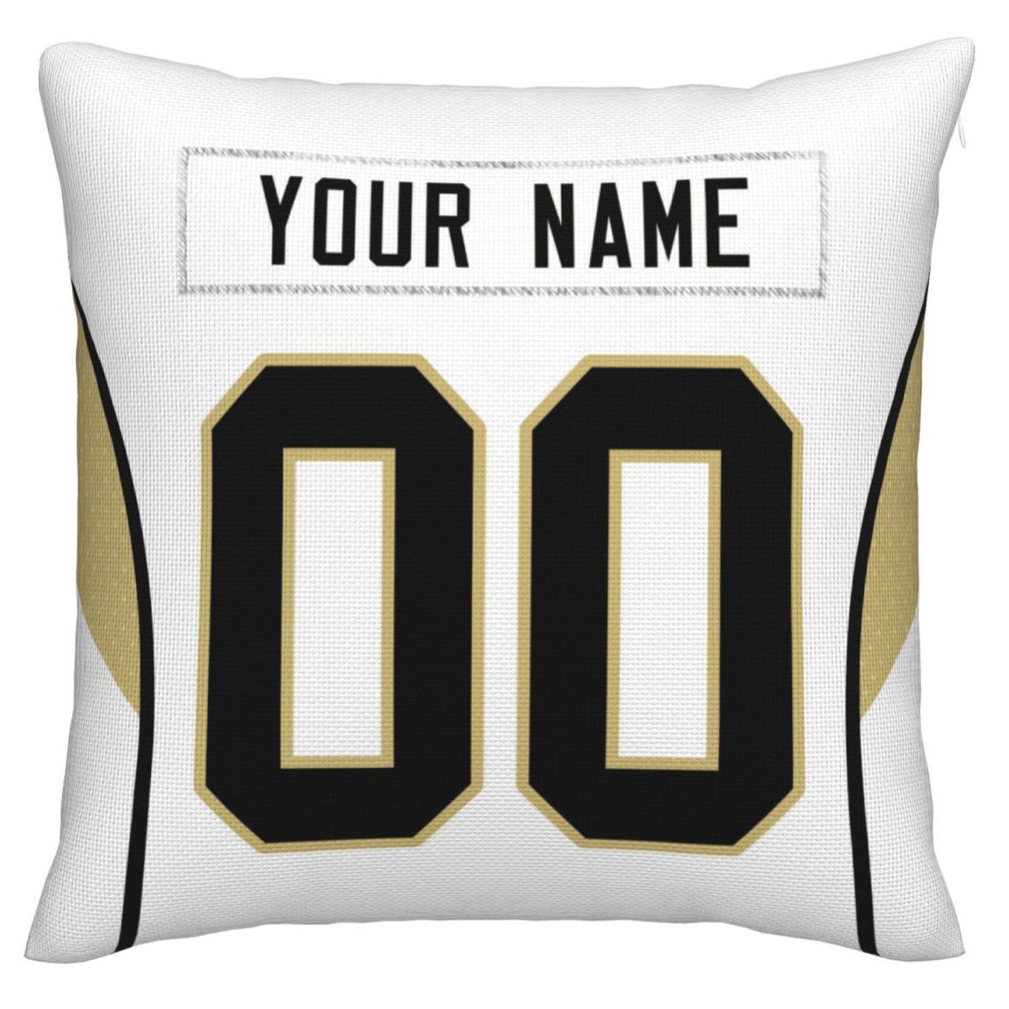 Custom NO.Saints Pillow Decorative Throw Pillow Case - Print Personalized Football Team Fans Name & Number Birthday Gift Football Pillows view 3