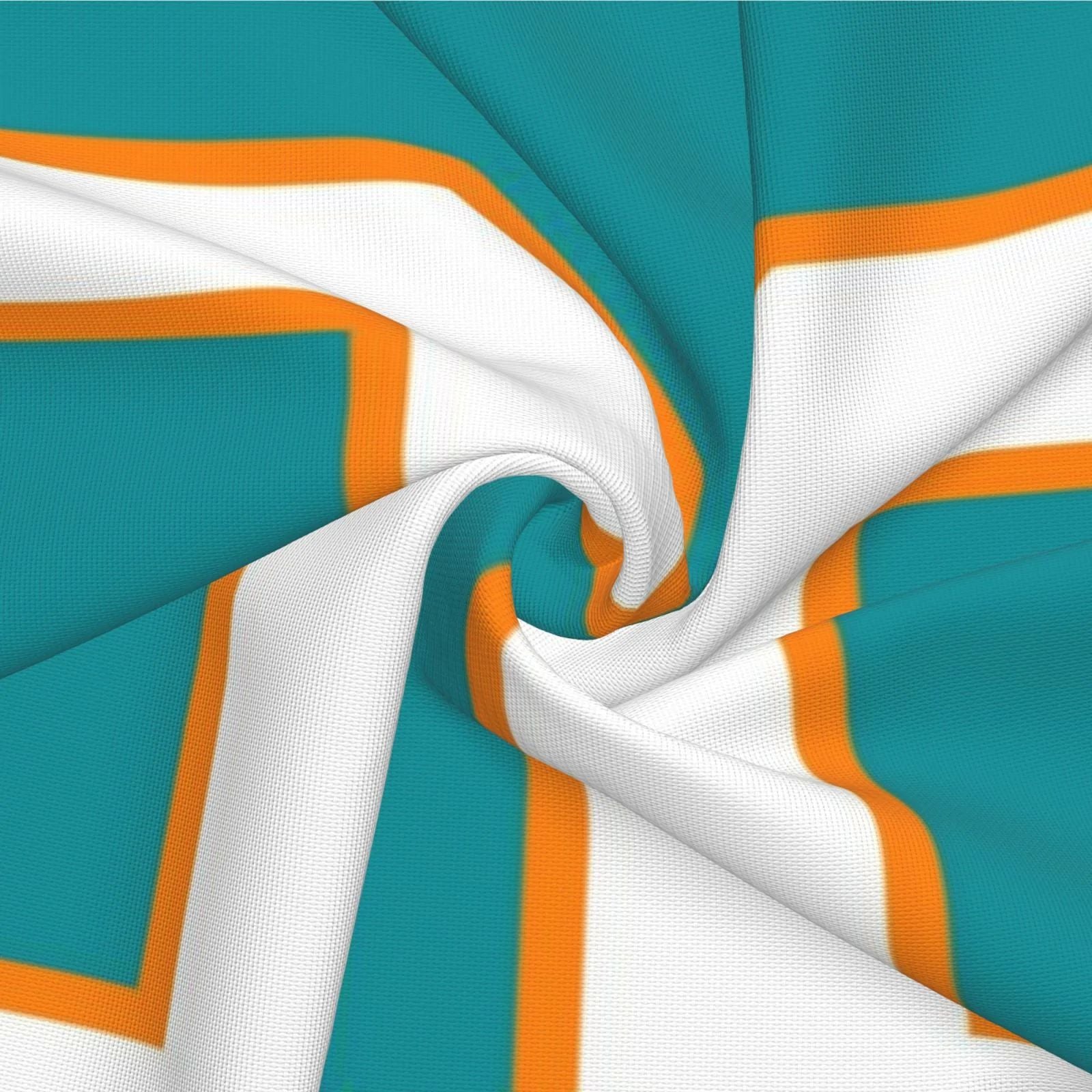 Custom M.Dolphins Pillow Decorative Throw Pillow Case - Print Personalized Football Team Fans Name & Number Birthday Gift Football Pillows view 9
