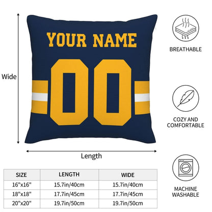 Custom GB.Packers Pillow Decorative Throw Pillow Case - Print Personalized Football Team Fans Name & Number Birthday Gift Football Pillows view 6