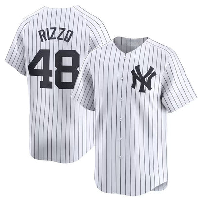 New York Yankees #48 Anthony Rizzo Home Limited Player Jersey - White Stitches Baseball Jerseys - Main View