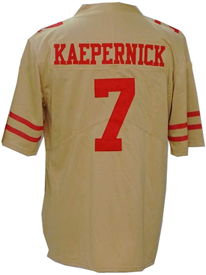 SF.49ers #7 Colin Kaepernick Embroidered Men Jersey American Stitched Football Jerseys view 2