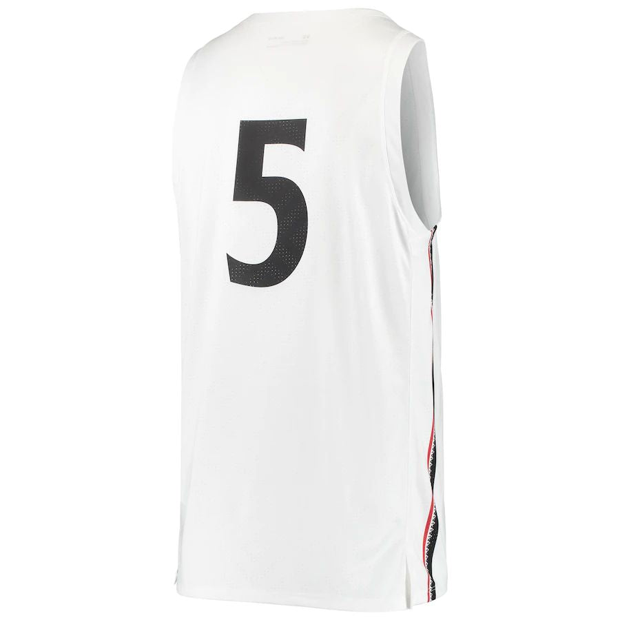 #5 C.Bearcats Under Armour College Replica Basketball Jersey White Stitched American College Jerseys - Main View