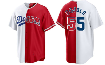 Baseball Jerseys Custom dodgers and the angels Jersey view 2