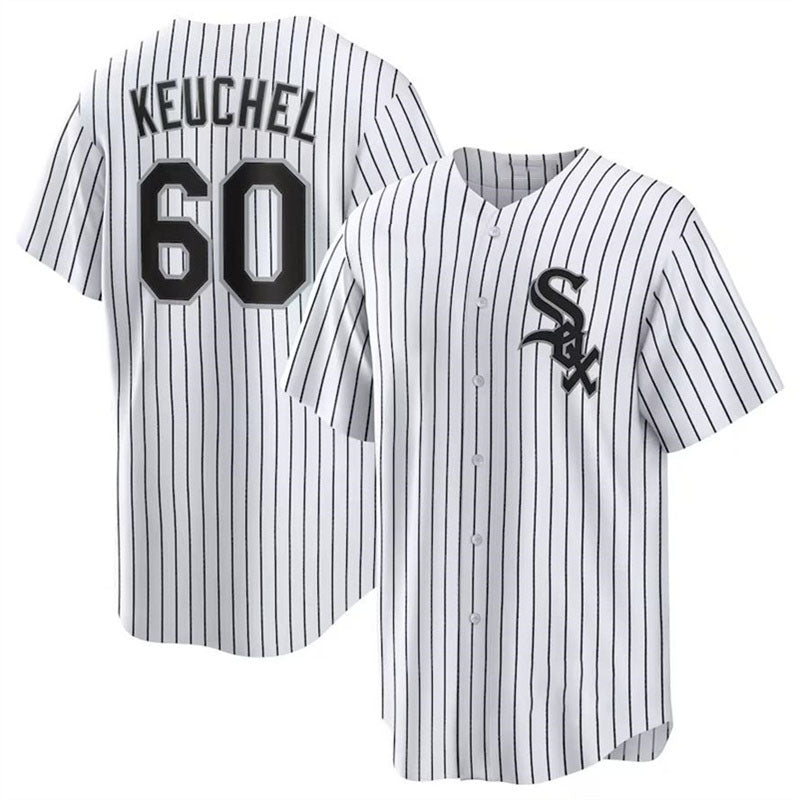 Chicago White Sox #60 Dallas Keuchel White City Connect Replica Player Jersey Baseball Jerseys - Main View