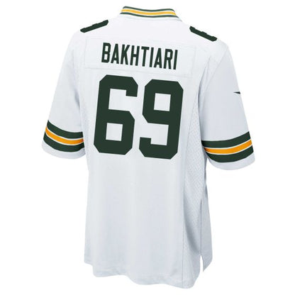 GB.Packers #69 David Bakhtiari White Game Stitched American Football Jerseys - Main View