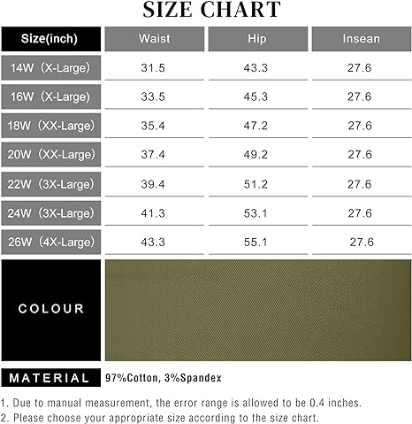 Womens Plus Size Skinny Tapered Pants Comfy Stretch High Waist Ankle Jean view 4