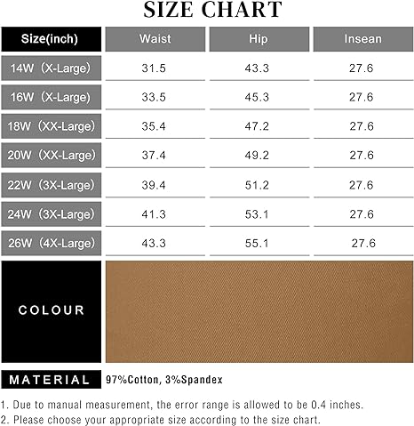 Womens Plus Size Skinny Tapered Pants Comfy Stretch High Waist Ankle Jean view 4