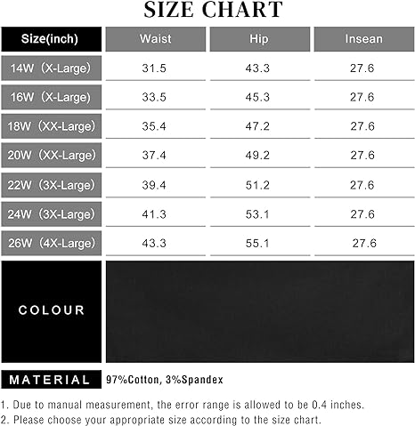 Womens Plus Size Skinny Tapered Pants Comfy Stretch High Waist Ankle Jean view 4