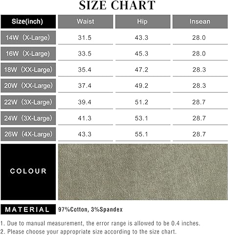 Womens Plus Size Skinny Tapered Pants Comfy Stretch High Waist Ankle Jean view 4