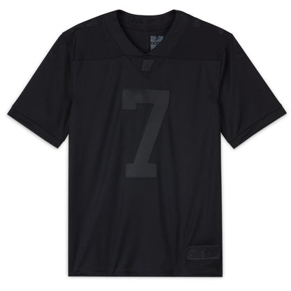 Men's New All Black #7 Colin Kaepernick Football Jerseys American Jersey view 2