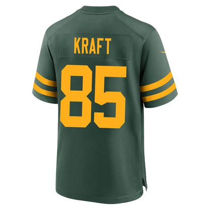 GB.Packers #85 Tucker Kraft 50s Green Classic Game Stitched American Football Jerseys - Main View