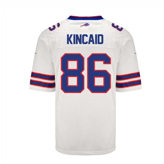 B.Bills #88 Dawson Knox Game Jersey - White Stitched American Football Jerseys - Main View