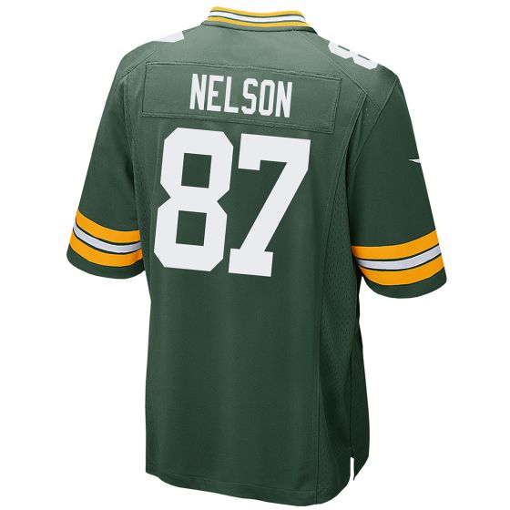 GB.Packers #87 Jordy Nelson Game Stitched American Football Jerseys - Main View