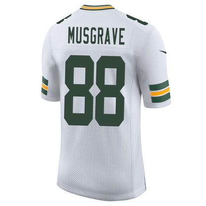 GB.Packers #88 Luke Musgrave White Away Limited Stitched American Football Jerseys - Main View