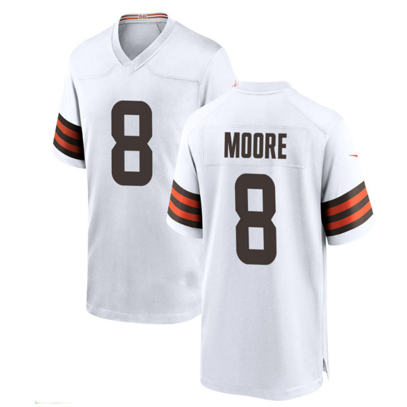 C.Browns #8 Kellen Mond WHITE Game Jersey Stitched American Football Jerseys - Main View