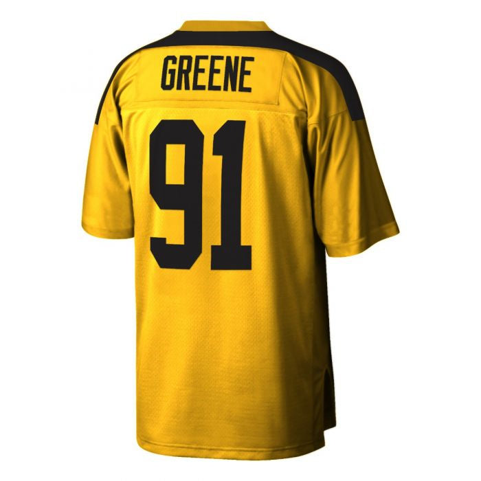 P.Steelers #91 Kevin Greene Gold Mitchell & Ness Limited/Replica 1994 Stitched American Football Jerseys - Main View